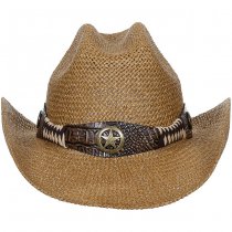 FoxOutdoor Straw Hat Georgia - Brown