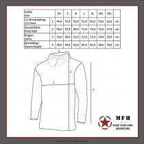 MFHHighDefence US Undershirt Level 2 GEN III - Black - XL