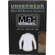 MFHHighDefence US Undershirt Level 1 GEN III - Black - 4XL