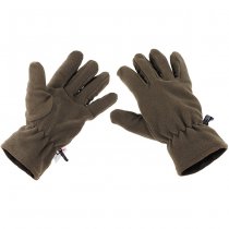 MFH Fleece Gloves 3M Thinsulate - Olive