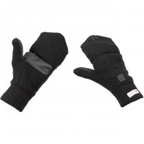 MFH Knitted Glove-Mittens 3M Thinsulate - Black