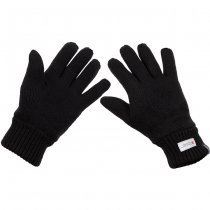 MFH Knitted Gloves 3M Thinsulate - Black