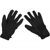 MFHHighDefence Gloves Worker Light - Black
