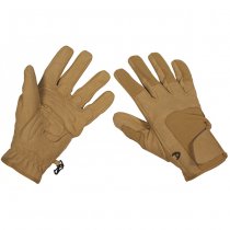 MFHHighDefence Gloves Worker Light - Coyote