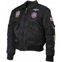 MFH US Kids Pilot Jacket CWU - Black - S
