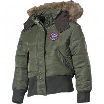 MFH US Kids Polar Jacket N2B - Olive - M