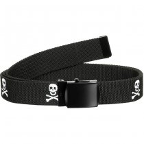 MFH Web Belt Skull 30mm - Black