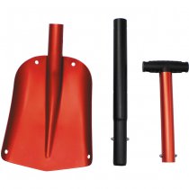 FoxOutdoor Avalanche Shovel Aluminium Stackable - Red