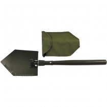 MFH Folding Spade Wooden Handle - Olive