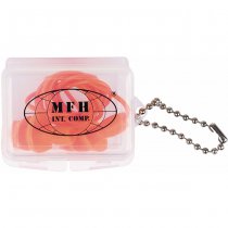 MFH Earplugs & Case - Orange