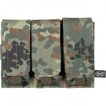 MFH Ammo Pouch Triple MOLLE - Flecktarn