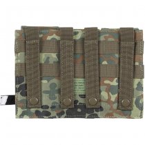 MFH Ammo Pouch Triple MOLLE - Flecktarn