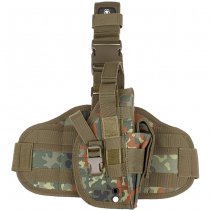 MFH Pistol Leg Holster MOLLE - Flecktarn