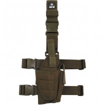 MFH Pistol Leg Holster Adjustable Right Hand - Coyote