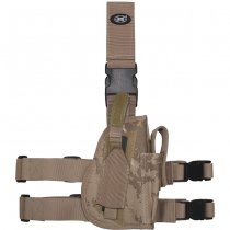 MFH Pistol Leg Holster Standard Right Hand - Vegetato Desert