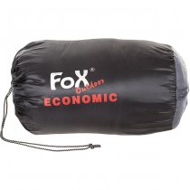 FoxOutdoor Mummy Sleeping Bag Economic - Black / Grey