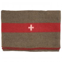 MFH CH Wool Blanket 200 x 150 cm - Brown