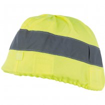 Surplus GB Reflector Helmet Cover Like New - Signal Yellow