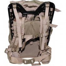 Surplus US Backpack MOLLE II Light Used - 3-Color Desert