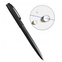 Rite in the Rain All-Weather Metal Clicker Pen Blue Ink - Black