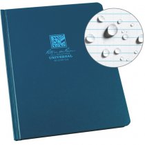 Rite in the Rain Hard-Cover Notebook 6.75 x 8.75 - Blue