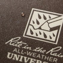 Rite in the Rain Hard-Cover Notebook 6.75 x 8.75 - Brown