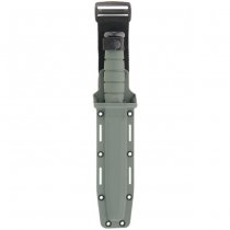 Ka-Bar Fighting Utility Knife Plain Blade & Hard Plastic Sheath - Foliage Green