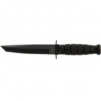 Ka-Bar Short Tanto Serrated Tanto Blade & Hard Plastic Sheath