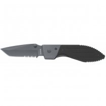 Ka-Bar Warthog Serrated Tanto Blade Folder Knife - Black