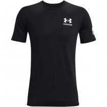 Under Armour Freedom Flag T-Shirt - Black / White - 3XL