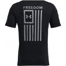 Under Armour Freedom Flag T-Shirt - Black / Grey - L