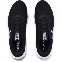 Under Armour Womens UA Charged Pursuit 3 Running Shoes - Black / White - 7.5