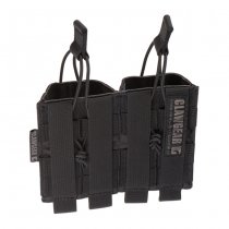 Clawgear 5.56mm Open Double Mag Pouch Core - Black