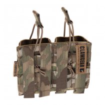 Clawgear 5.56mm Open Double Mag Pouch Core - Multicam