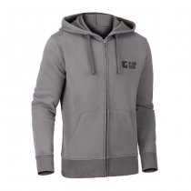 Clawgear CG Logo Zip Hoodie - Wolf Grey