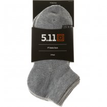 5.11 PT Ankle Sock 3-Pack - Grey - S