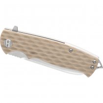 Bestech Knives Grampus G10 Linerlock Folder - Beige