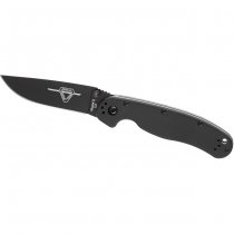 Ontario RAT II Linerlock D2 Folder - Black