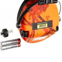 SORDIN Supreme Pro-X Gel LED Headset - Orange