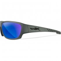 Wiley X Contend Captivate Polarized Blue Mirror - Grey