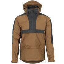 Helikon Woodsman Anorak Jacket - Earth Brown / Black B - 2XL