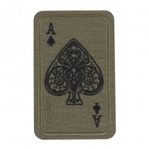 M-Tac Ace of Spades Embroidery Patch - Ranger Green