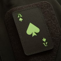 M-Tac Ace of Spades Laser Cut Patch GID - Ranger Green