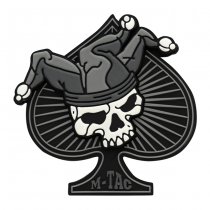 M-Tac Ace of Spades Rubber Patch - White