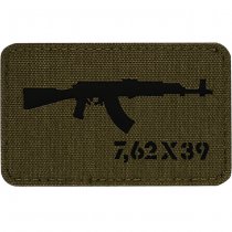 M-Tac AKM 7.62_39 Laser Cut Patch - Ranger Green