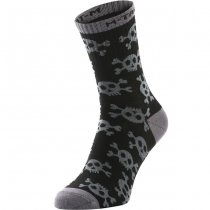 M-Tac Lightweight Socks Pirate Skull Mk.3 - Black