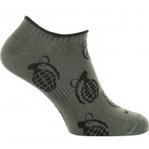 M-Tac Lightweight Summer Socks Grenades - Olive - 43-46