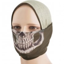 M-Tac Lightweight Tube Scarf Reaper Skull - Olive