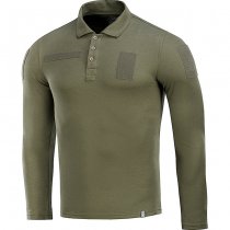 M-Tac Tactical Polo Shirt Long Sleeve 65/35 - Army Olive - 2XL