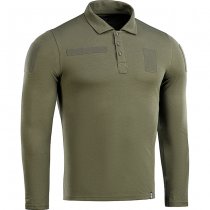 M-Tac Tactical Polo Shirt Long Sleeve 65/35 - Army Olive - 2XL